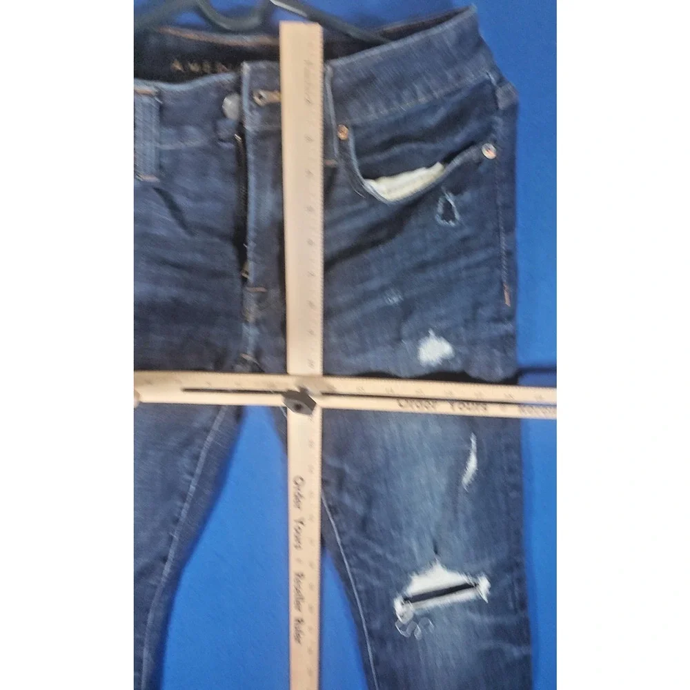 American Eagle Ne(x)t Level Flex Skinny Distressed Women's Denim Jeans Size 28 - Picture 11 of 16